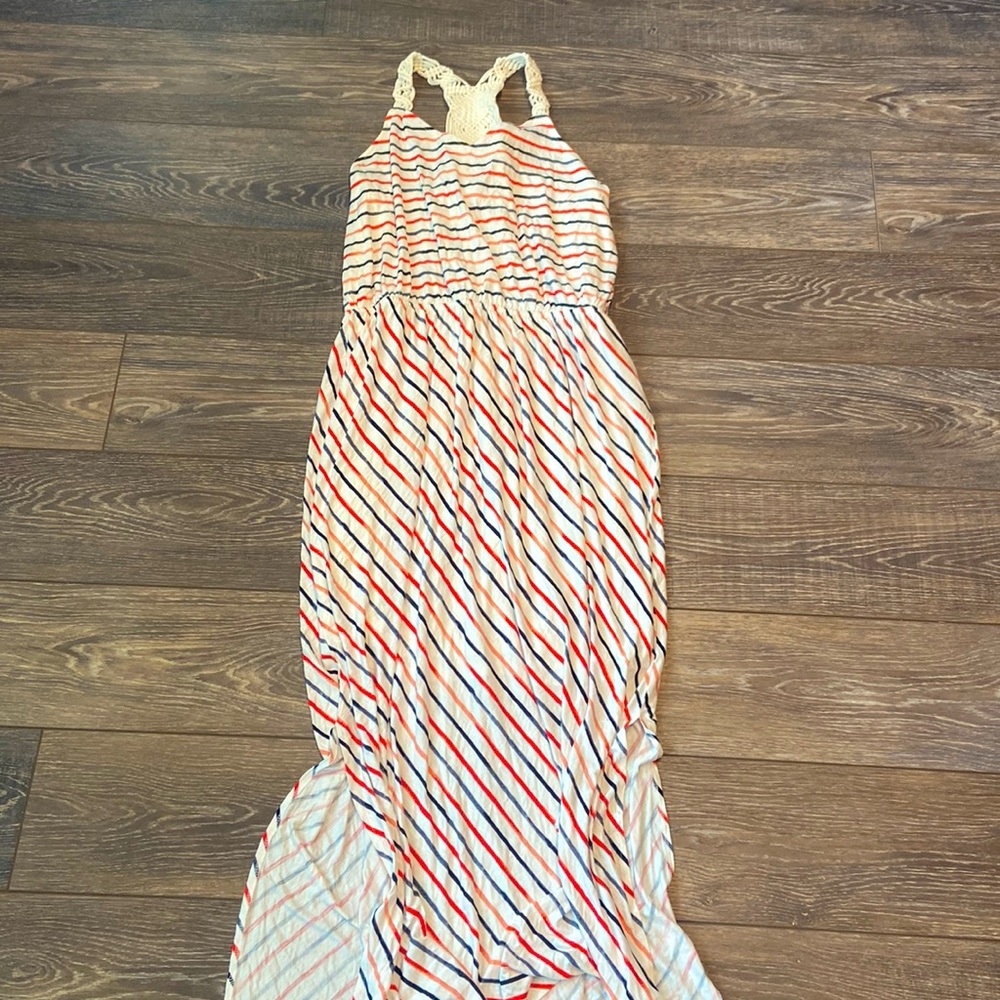 Maurices stripped maxi dress. Size Large